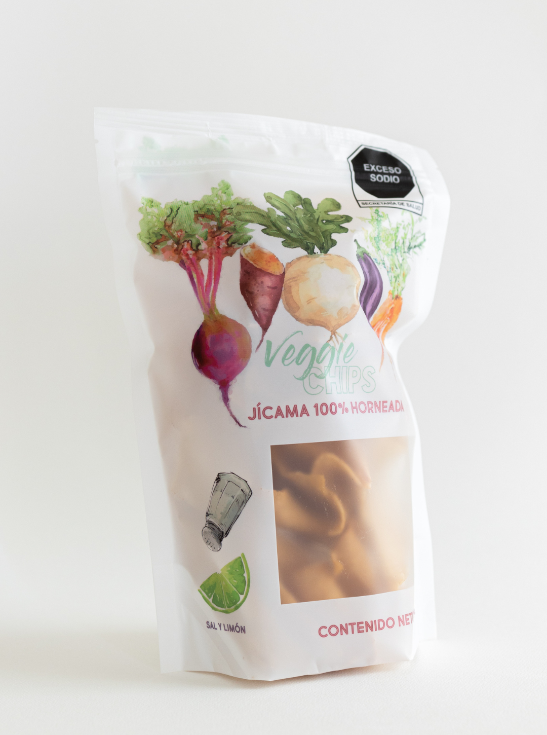 Jicama Veggie Chips: Limón y Sal