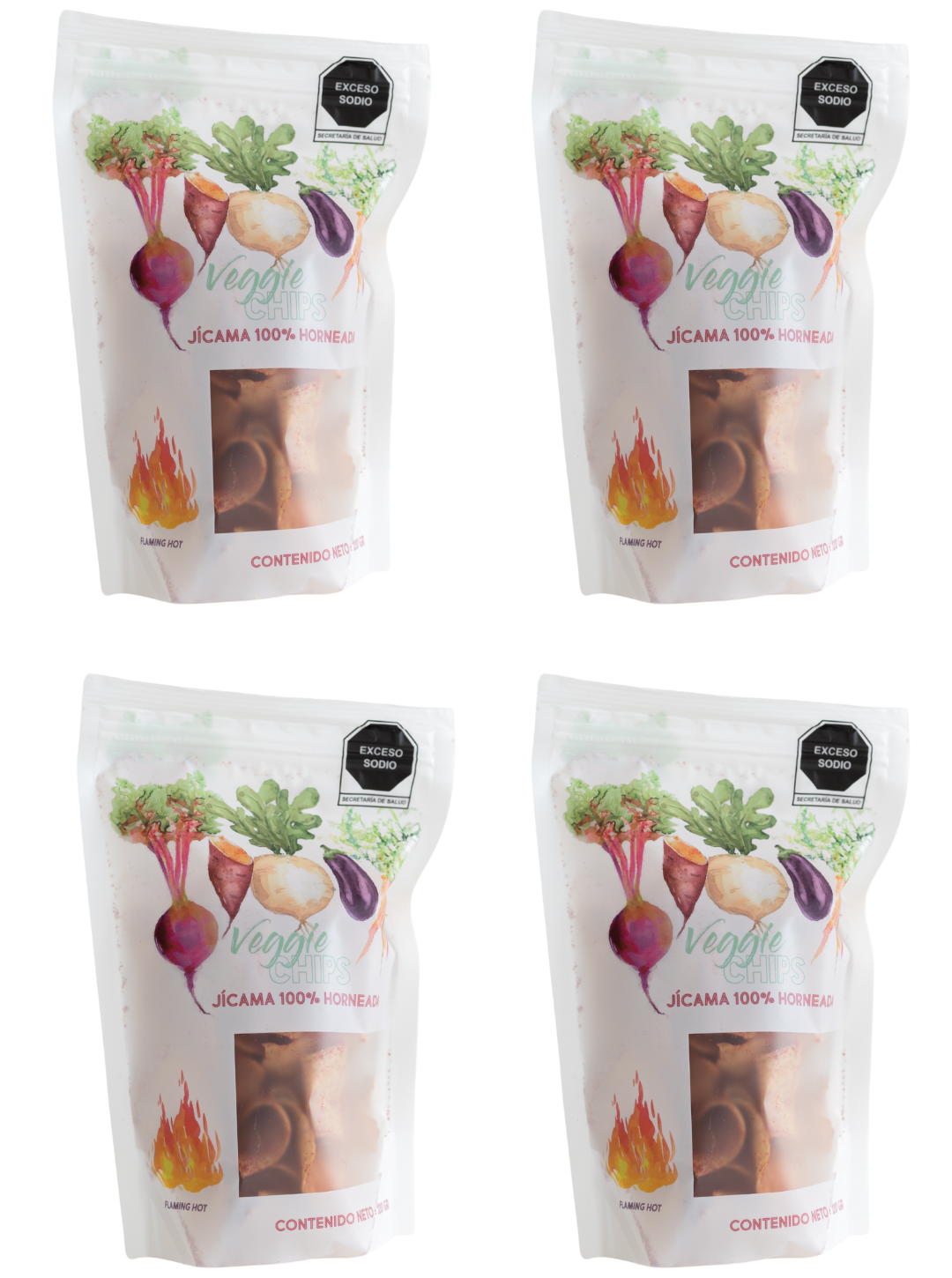 4 Pack Flaming Hot