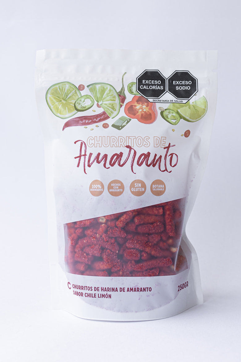 Churritos de Amaranto Chile Limón