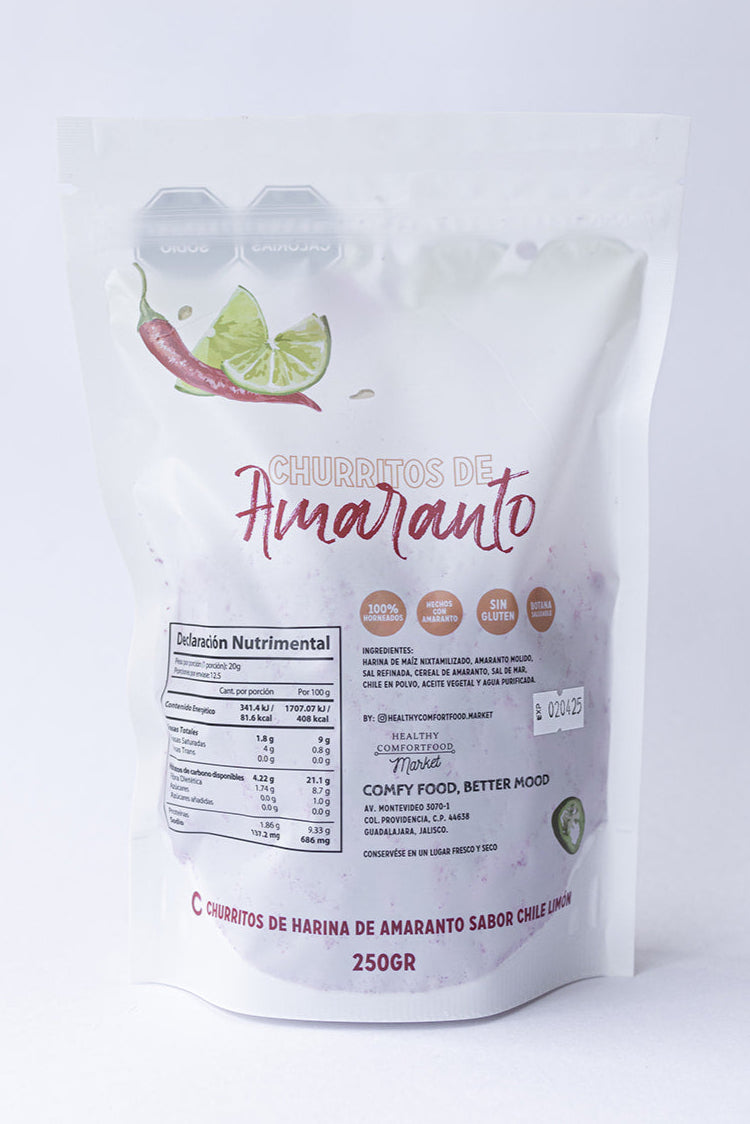 Churritos de Amaranto Chile Limón