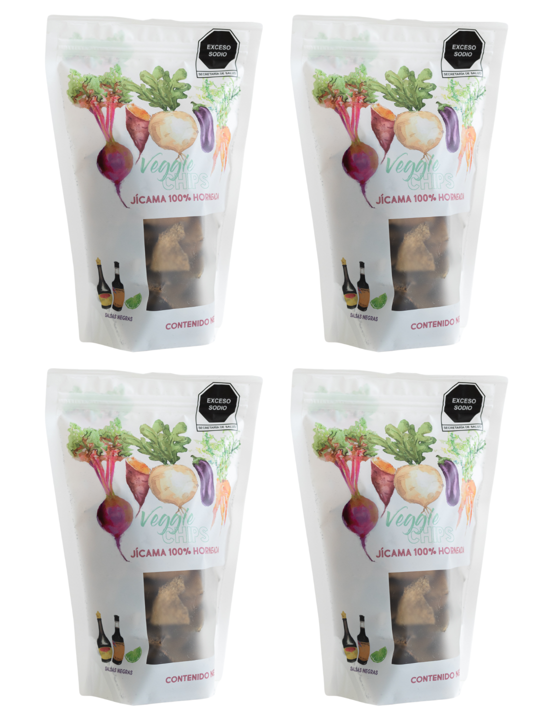 4 Pack Salsas Negras