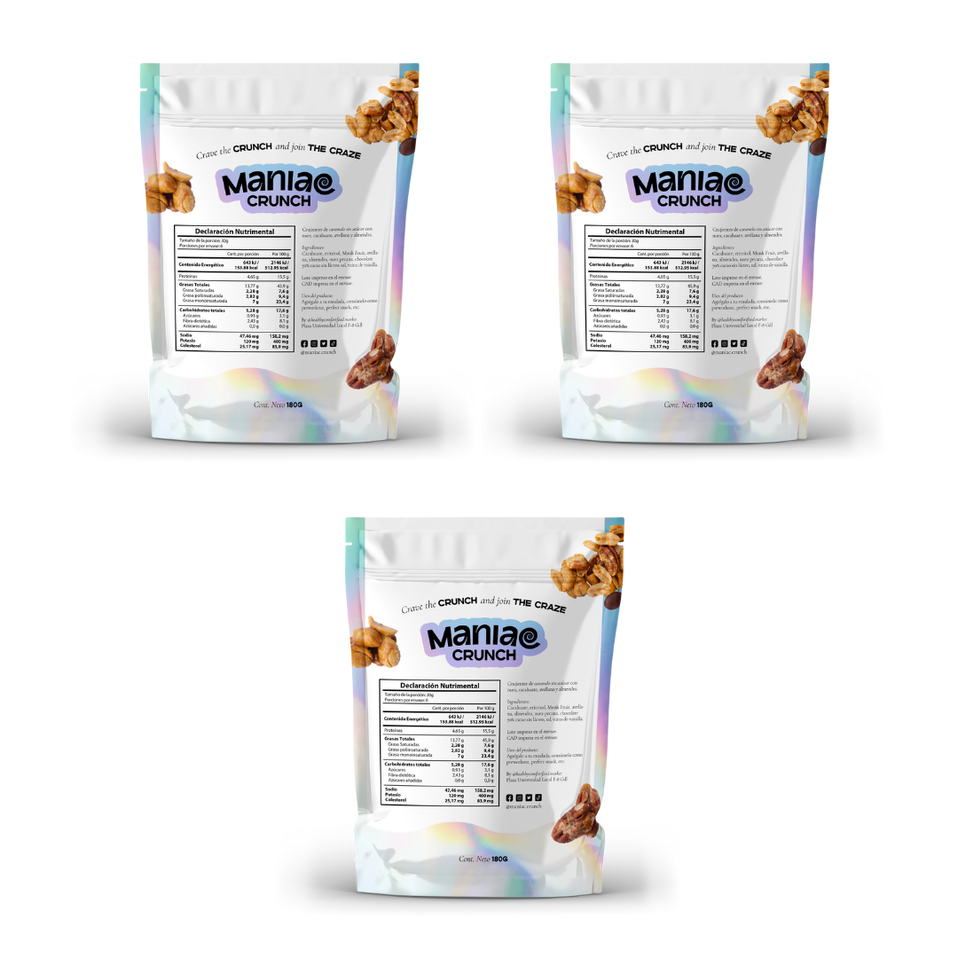 3 Pack Maniac Crunch