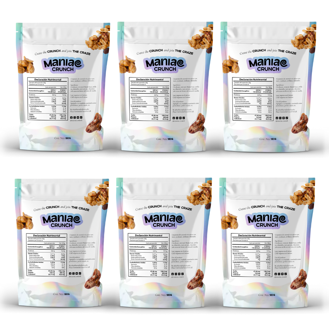 6 Pack Maniac Crunch