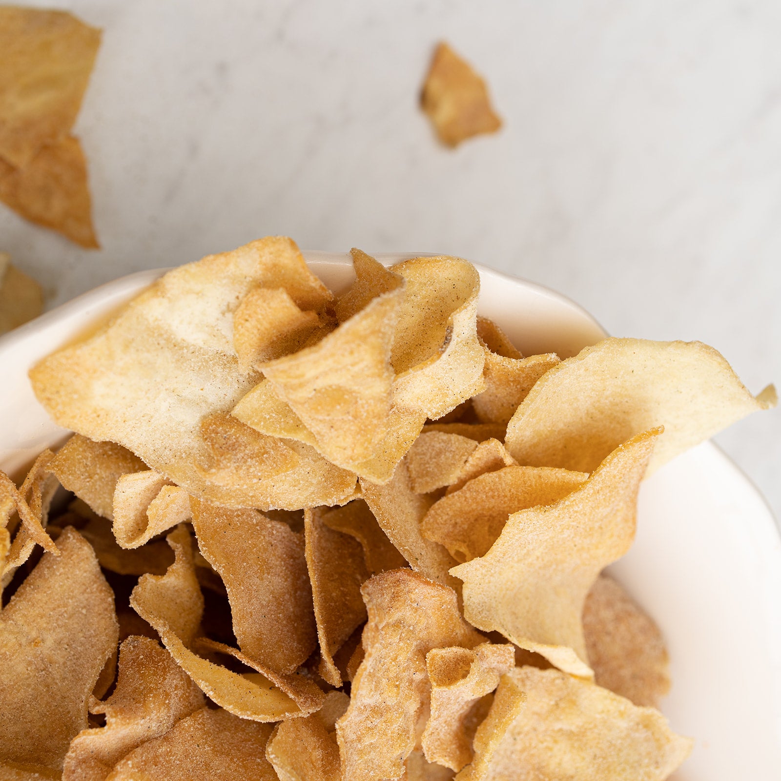 Jicama Veggie Chips: Crema y Especias
