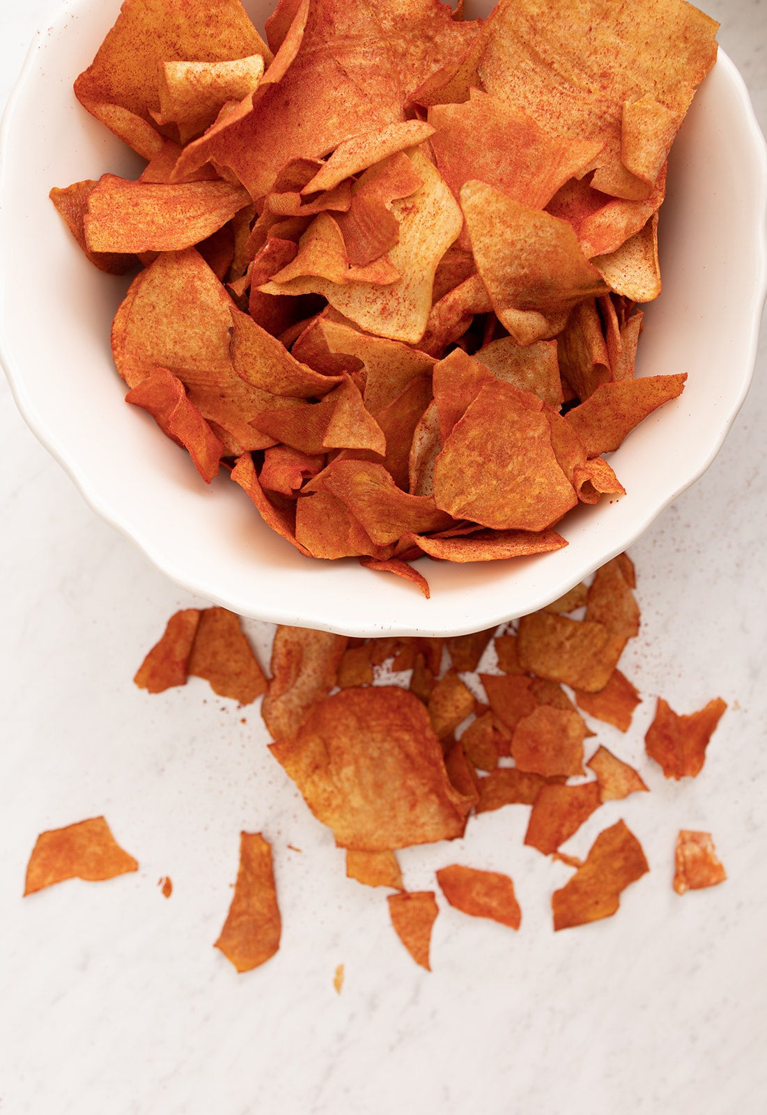 Jicama Veggie Chips: Chile y Limón
