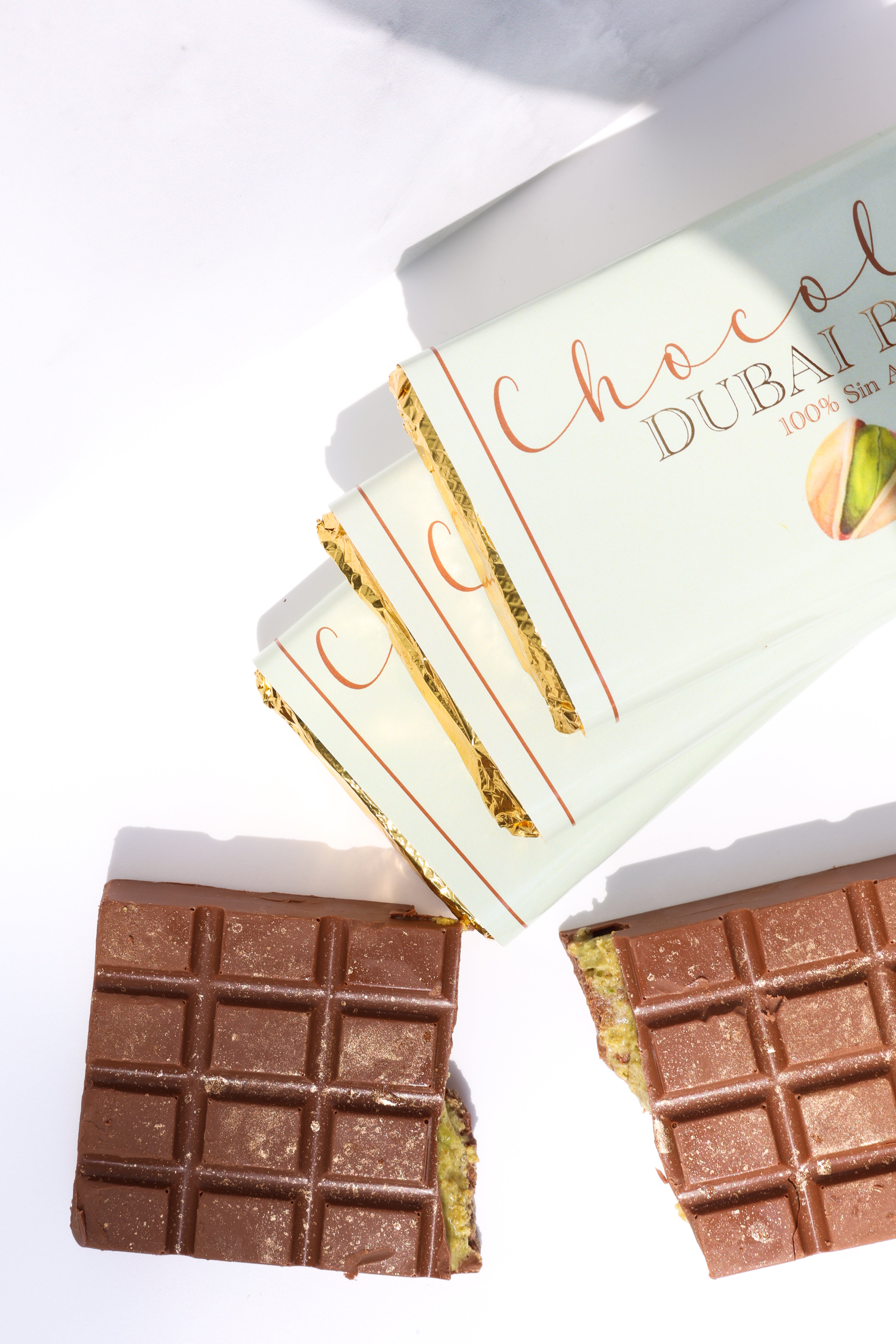 Dubai Chocolate Pistachio Bark Sin Azúcar